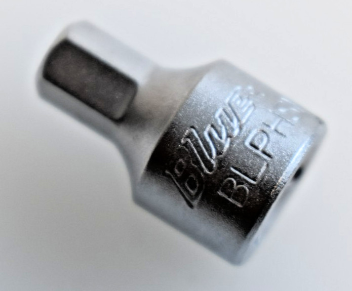 Blue Point Tools BLPHSM146 6mm Stubby Hex Bit Socket 1/4" Drive