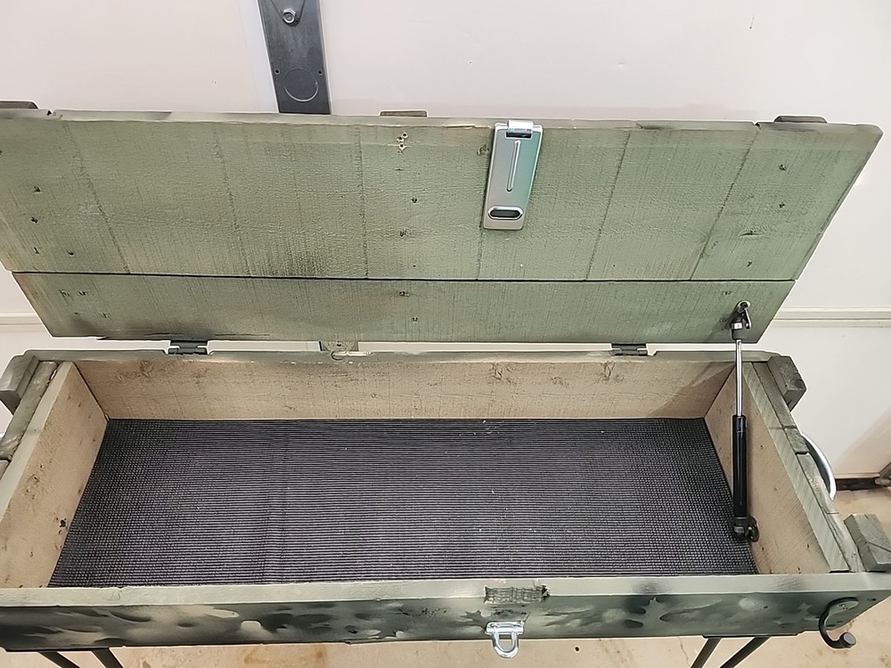 Authentic Viet Nam Era Munition Crate Storage Case,table,locker