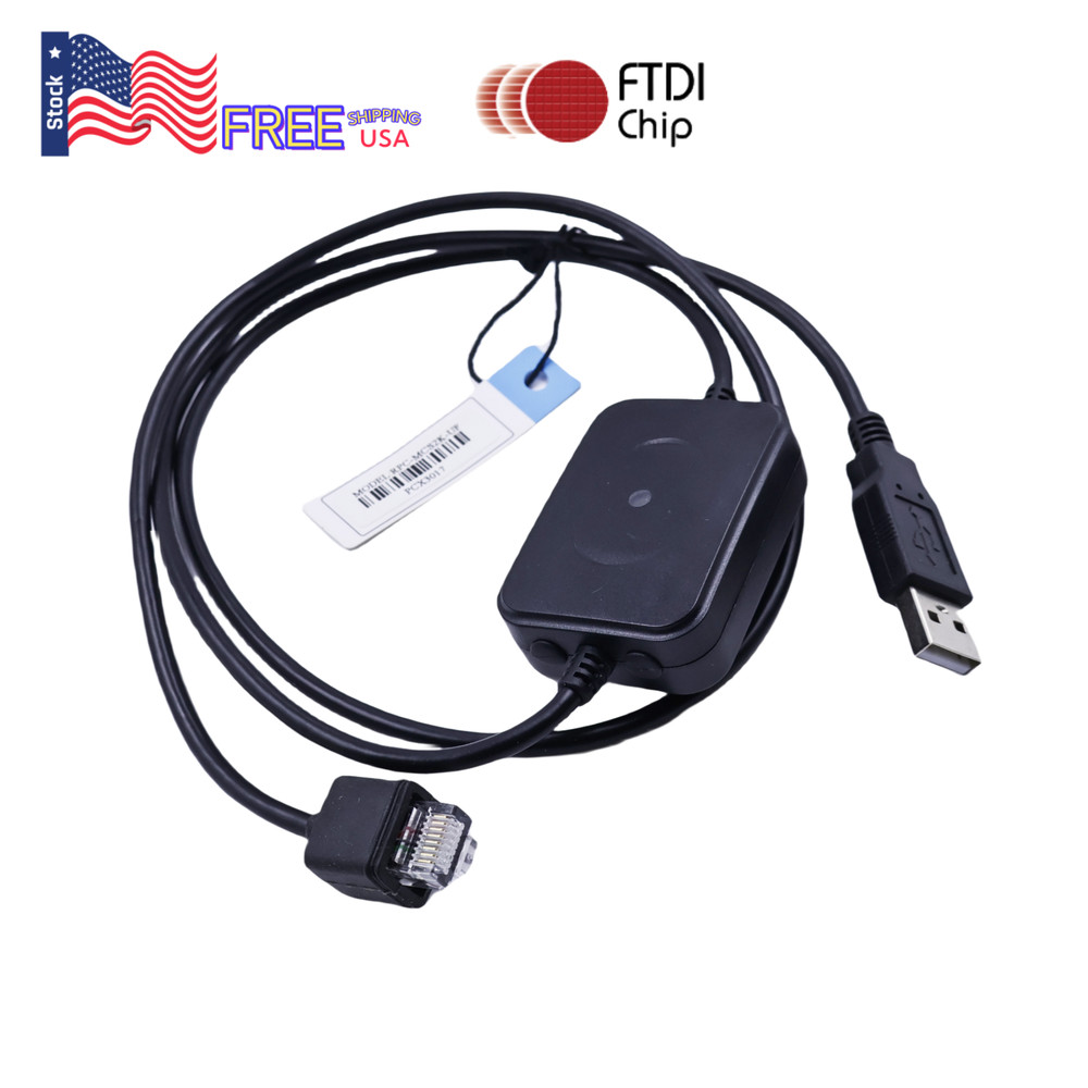 FTDI USB Programming Cable + Support for Motorola  GM2000 GM900 MCS2000 RKN4063