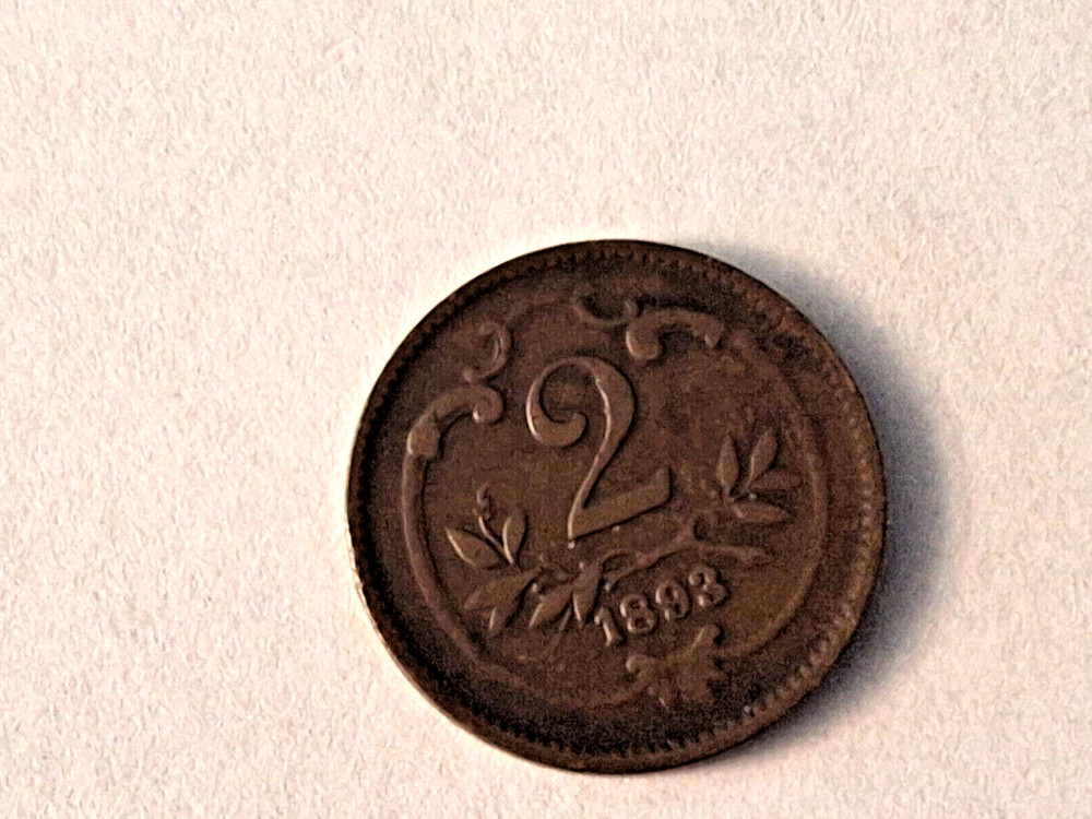 Austria 2 1893 Coin