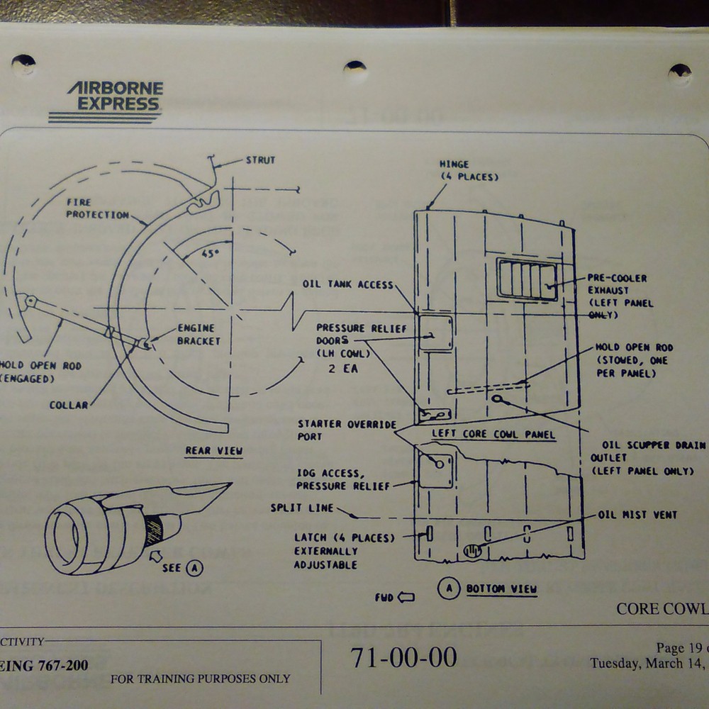 Pratt & Whitney JT9D-7R4 Technical Training Manual