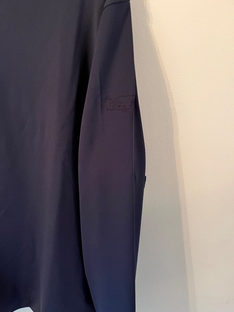 Peter Millar Crown Sport 1/4 Zip Golf Pullover Stretch Blue Performance XXL