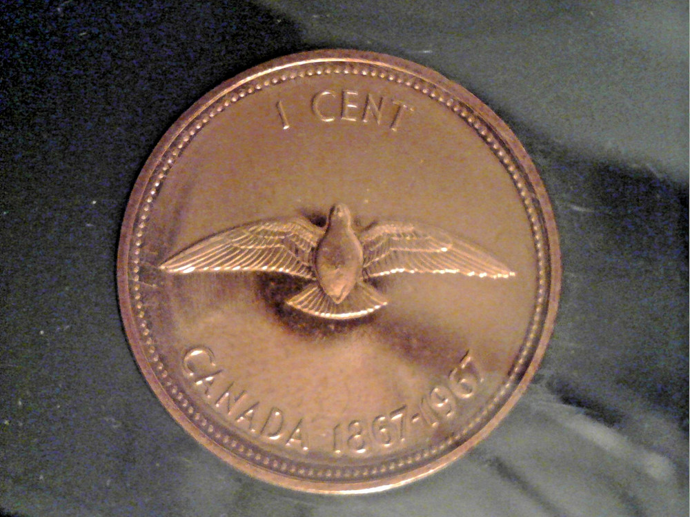 1967 Canada PL One Cent Coin