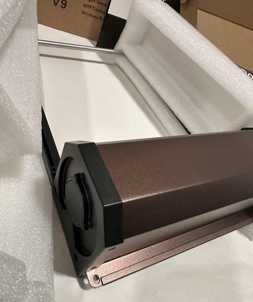 Automatic Chicken Coop Door Roller Shutter W/Remote Brown New In Box