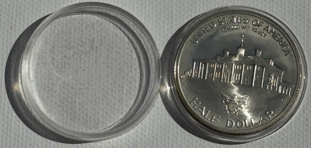 1982-S Washington 50C Proof Commemorative Silver Half Dollar w/ Box