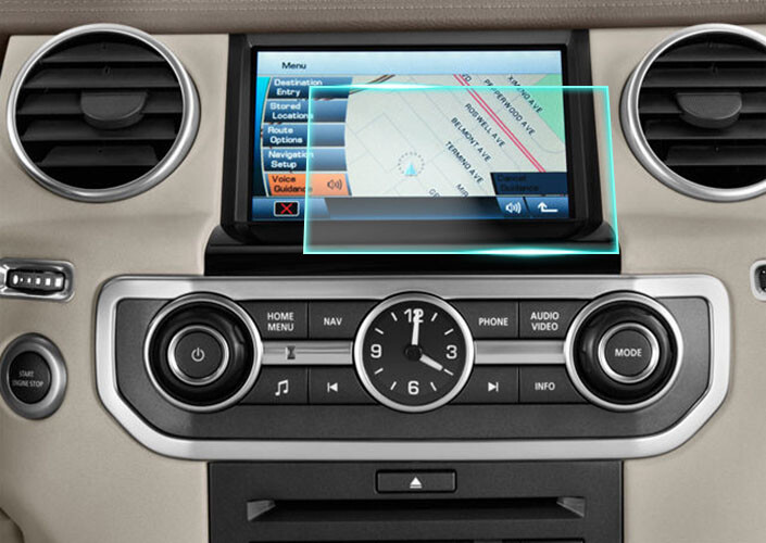 Crystal Clear Screen Protector for 2012 Land Rover LR4 Vehicle Navigation