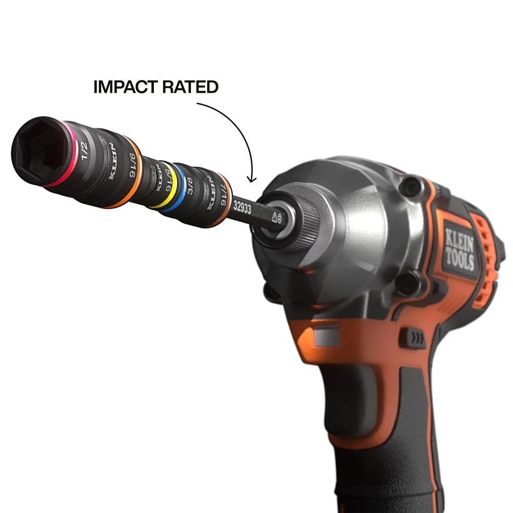 Klein Tools 14-In-1 Impact Rated Flip Socket