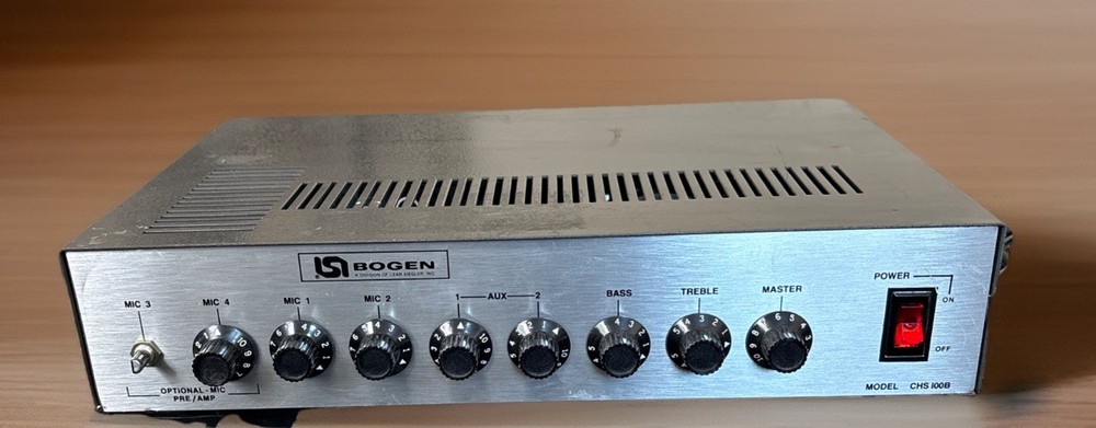 Bogen CHS 100B Commercial Mixer Amplifier