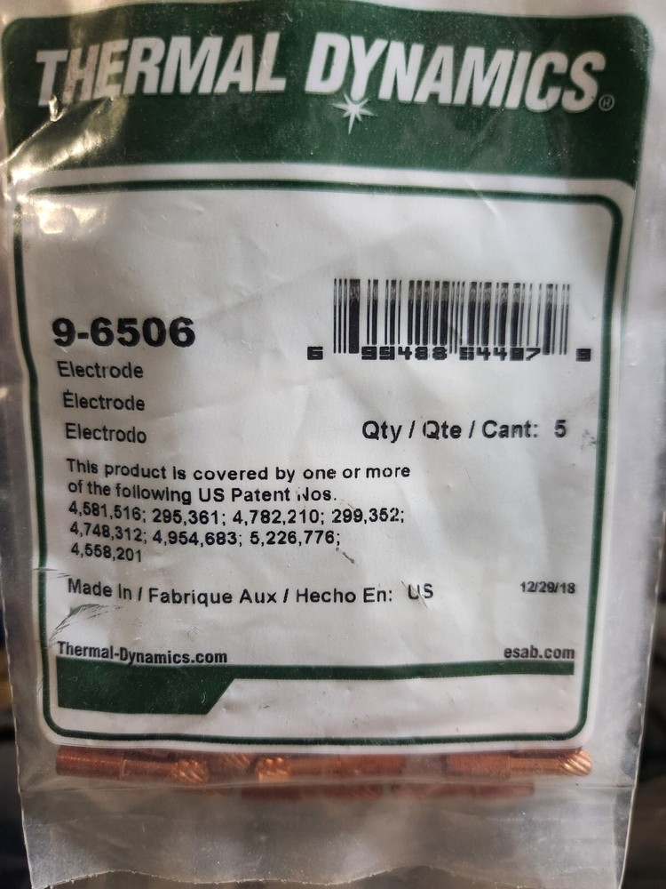 Thermal Dynamics 9-6506 Electrode, 5PK