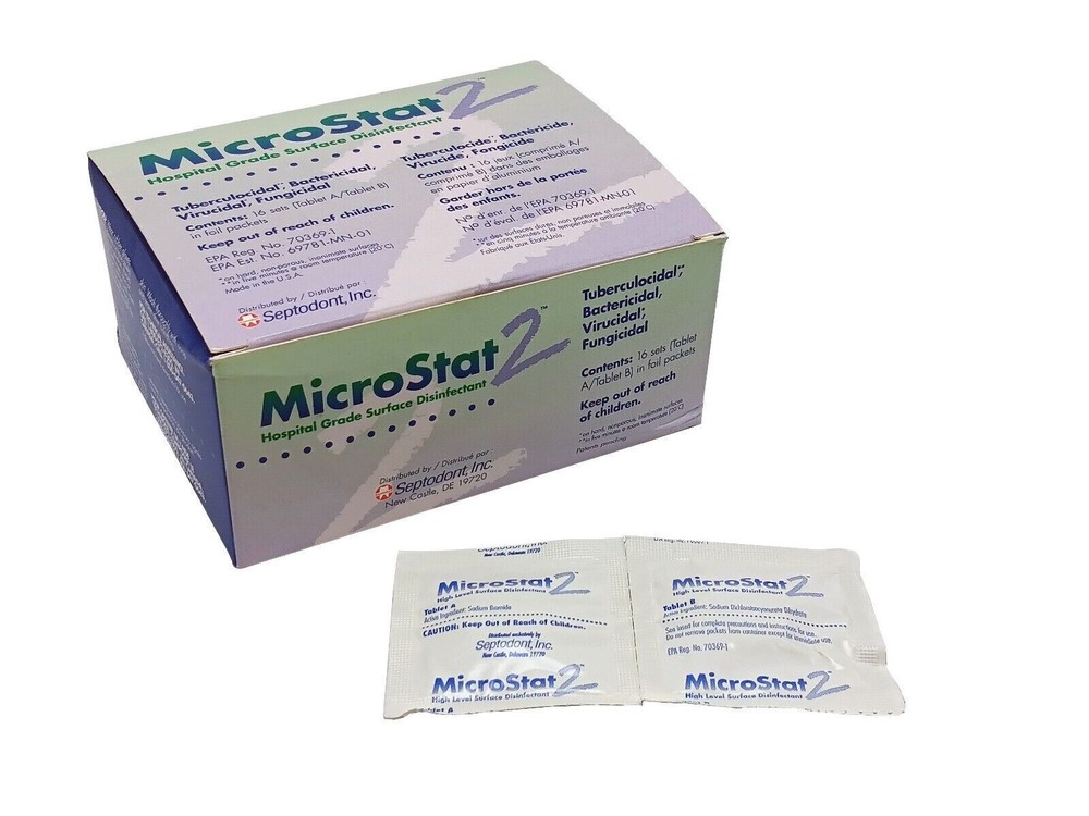 Septodont MicroStat 2 Hospital Grade Surface Disinfectant Introductory Kit