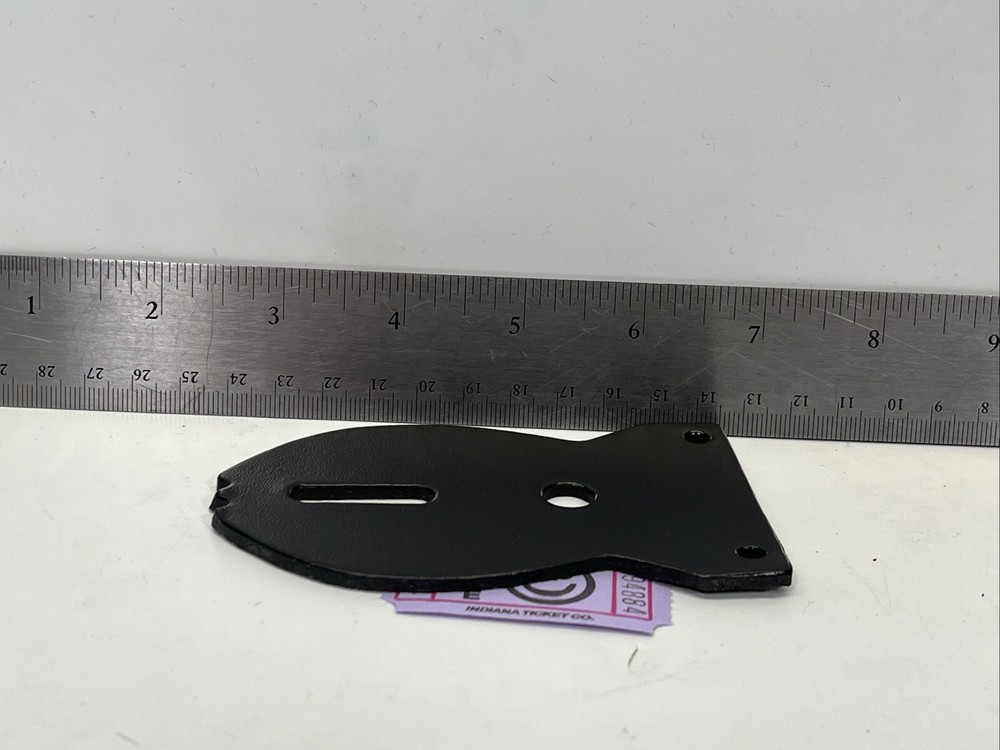 Jay-Pee Black Leather Oval Badge Holder Backer 4884