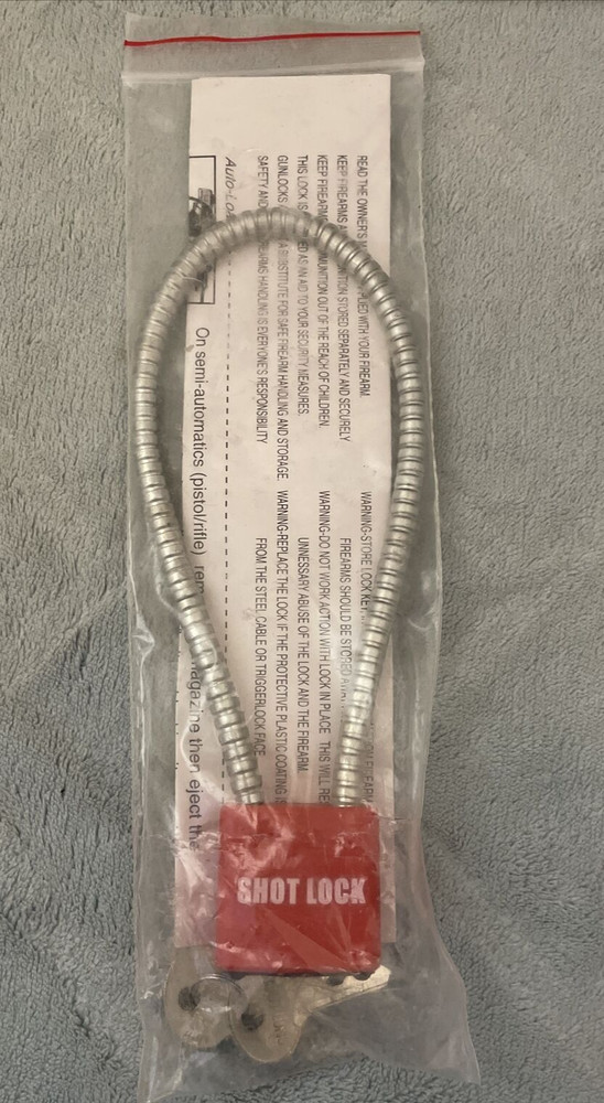 SHOTLOCK Model 10000-PTR-4 Firearm Lock with Installation Guide New