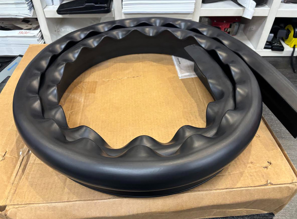 10 ft. BLACK P-PROFILE DOCK EDGING