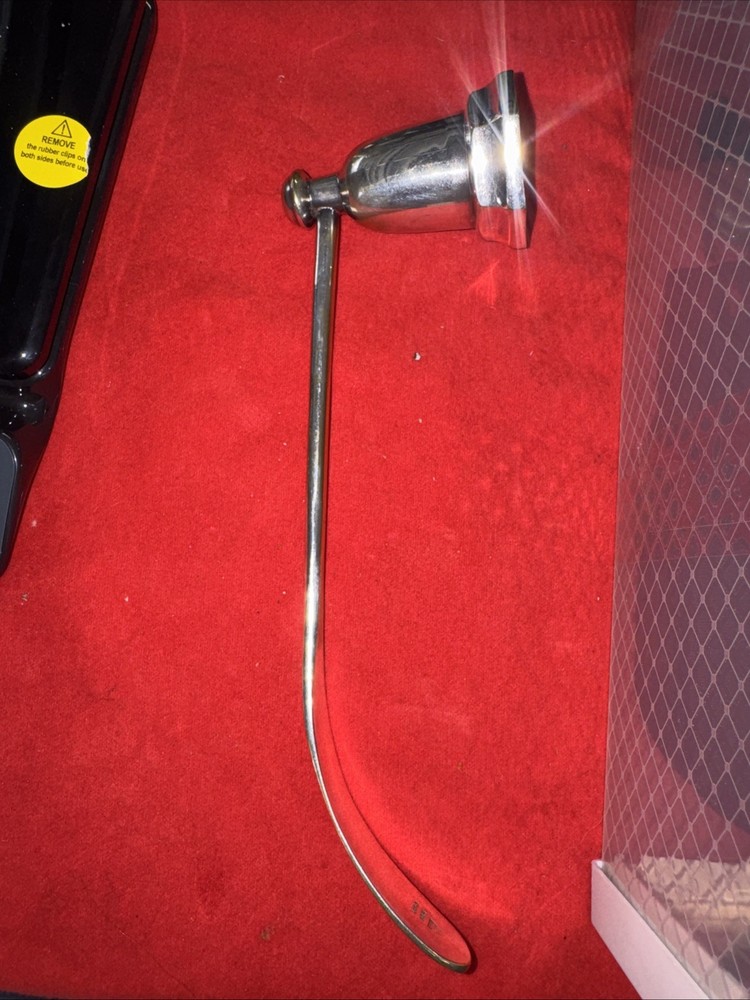 vintage silver-plated candle snuffer