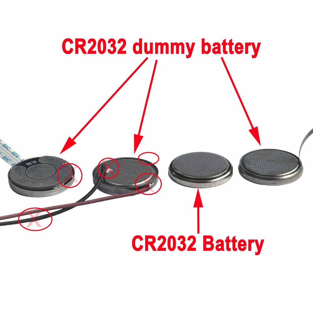 USB TYPE-C to CR2032 Dummy Battery Adapter Thin FFC Cable USB Cable with ON/OFF