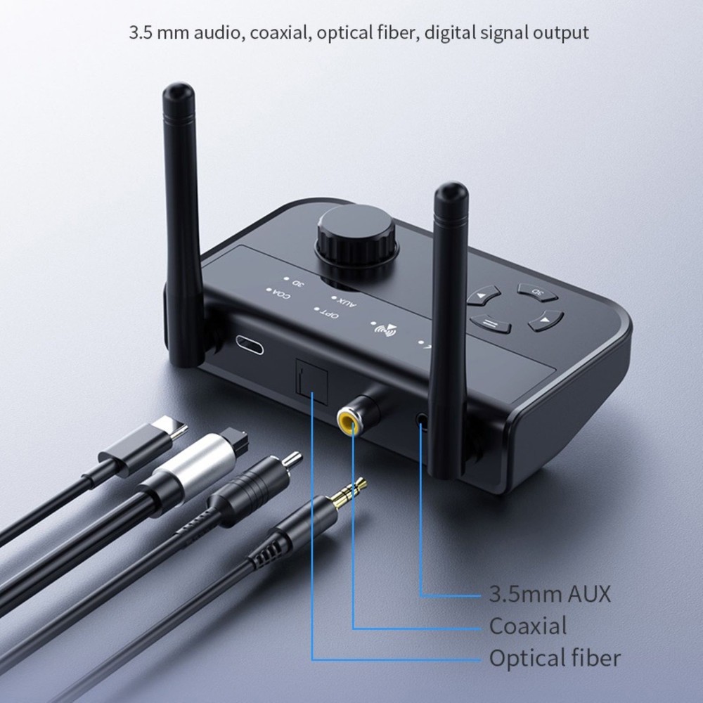 Bluetooth 5.3 Receiver for steady, high intensity connections Audio Adapter