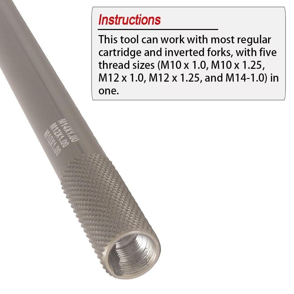 Aluminum Universal Motorcycle Fork Bleed Tool Damper damper Rod Repair🎈