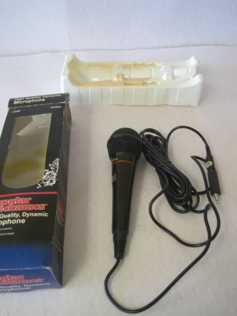 Popular Mechanics Microphone A-32969 Unidirectional Dynamic Microphone Used