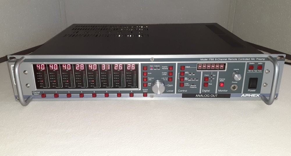Aphex Model 1788 8-Channel Remote Controlled Microphone Preamplifier