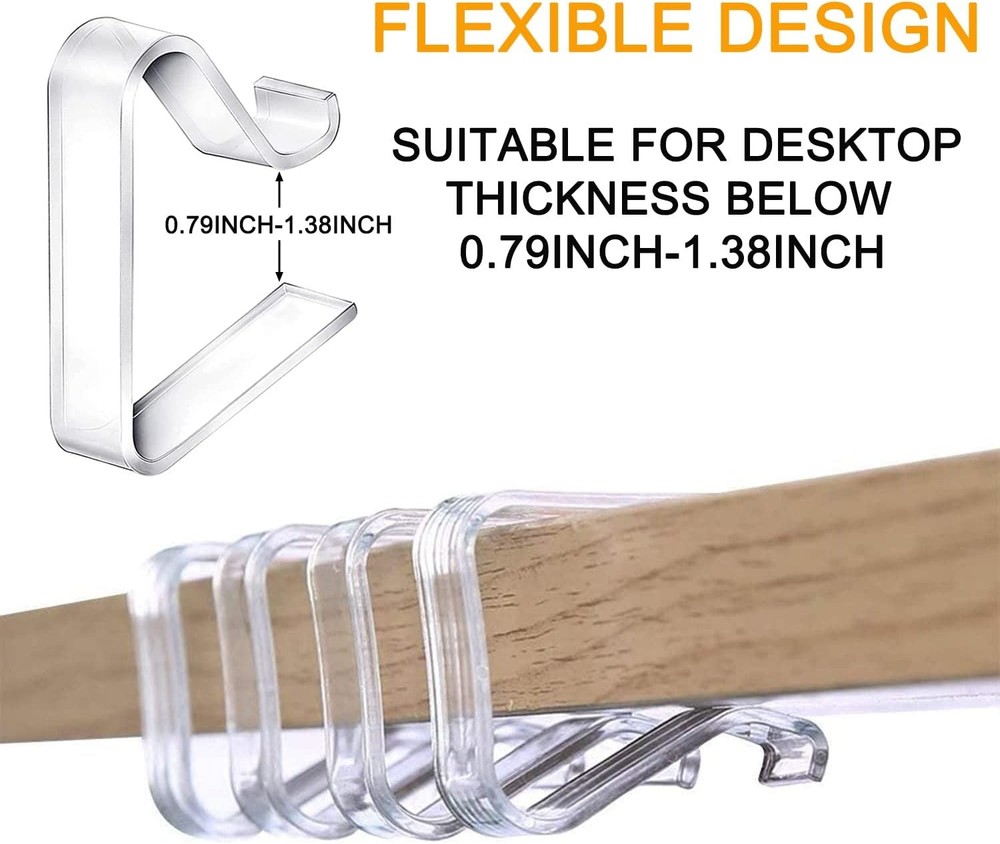 Clear Tablecloth Clips