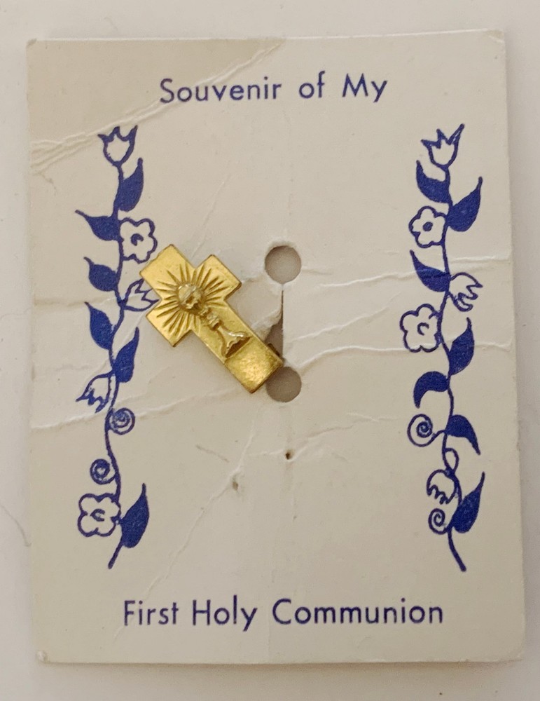 Vintage First Holy Communion Pin
