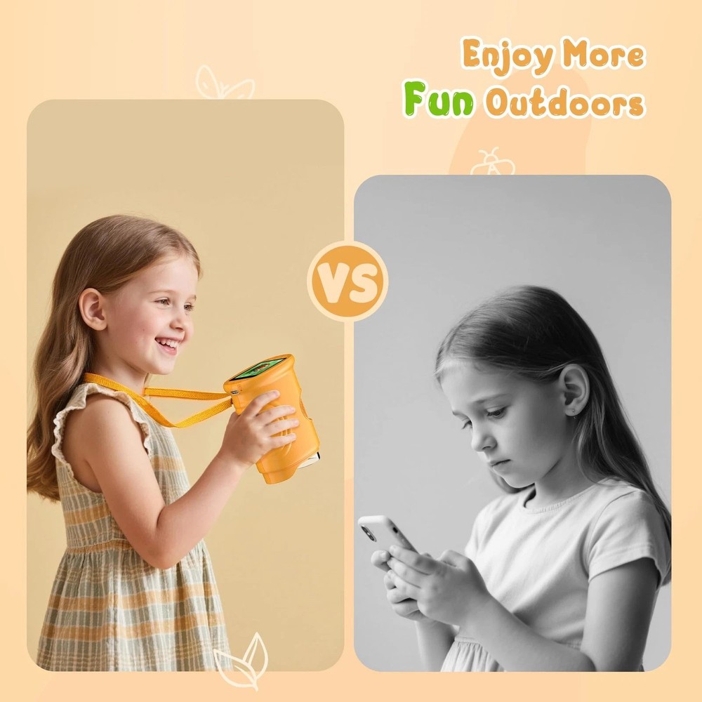 Digital Microscope Handheld 1000x 2.0 IPS Screen for Kids Science Education Tool