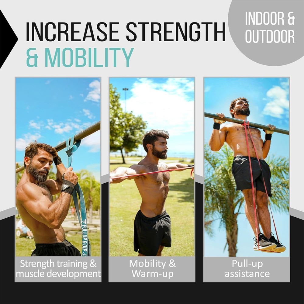 Durable Resistance Bands with Anti-Snap Feature - Ideal for Home Workouts