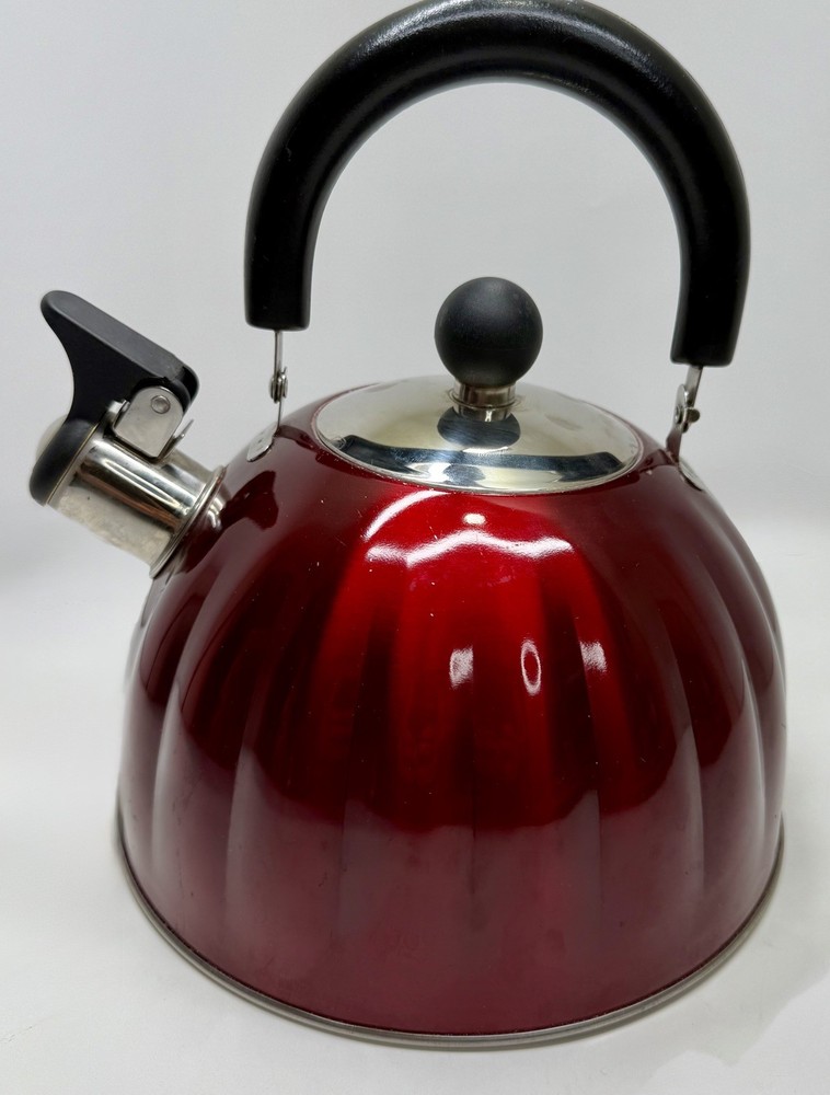 Mr. Coffee Twining 2.1 Qt. Pumpkin Tea Kettle - Red