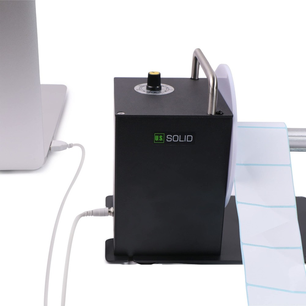 U.S. Solid Automatic Label Rewinder 5.43 in Roll Diameter 3.15 in Width