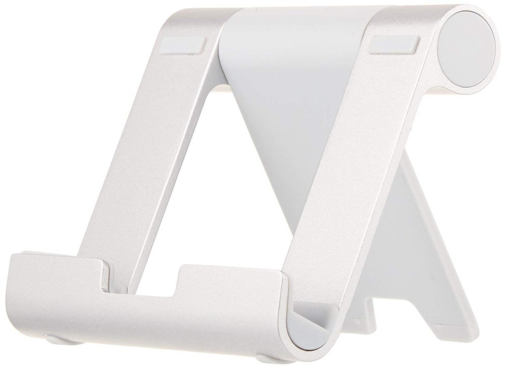 Multi Angle Portable Tablet Stand Foldable Silver