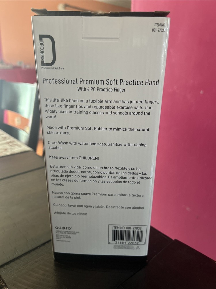Ultimate realistic Nail Practice Hand For Perfecting Manicures & Pedicures