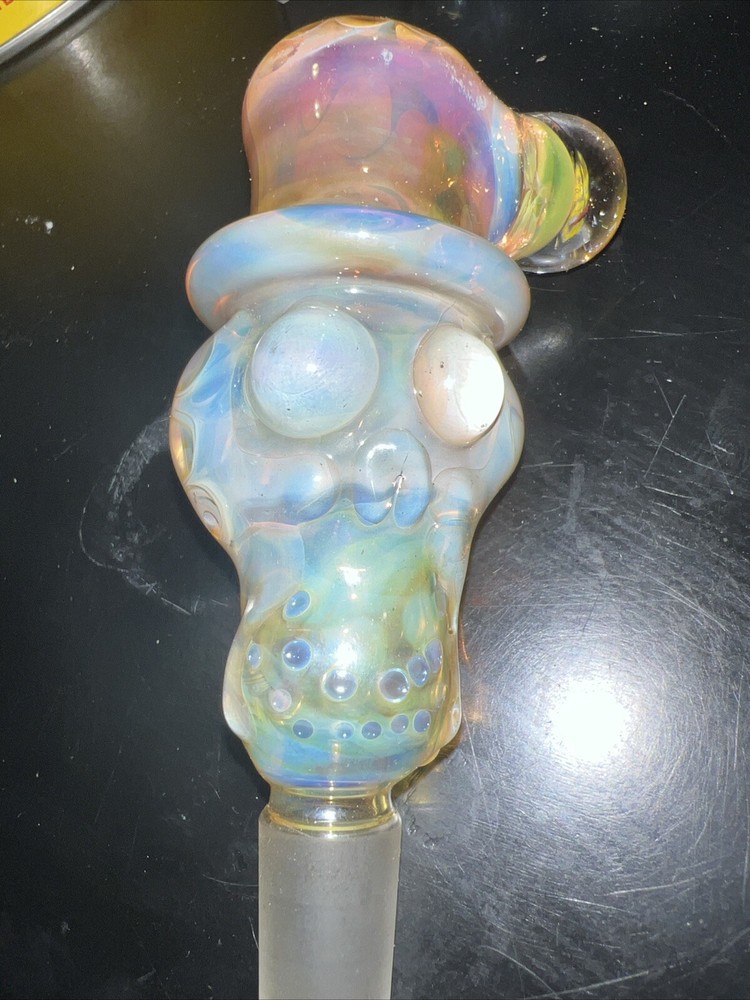Travis Wigger Snodgrass Apprentice Top Hat Fumed 14mm Slide With Custom Mille