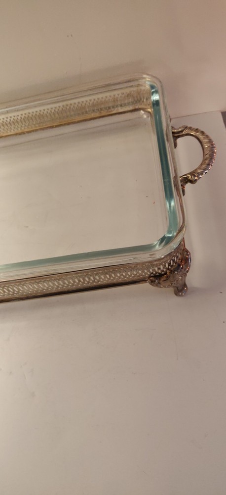 Silver Plated Casserole Server 14 1/2 X 9 1/2