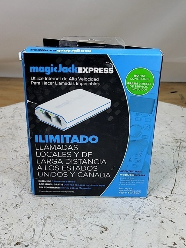 Magic Jack Express K1103 Telephone Adapter SEE NOTES