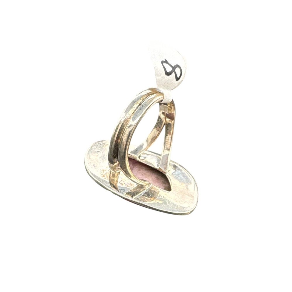 Cobalto Calcite Solid 925 Sterling Silver Ring 8