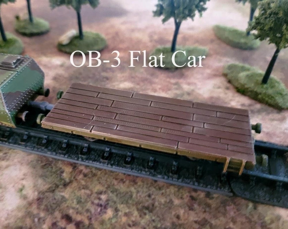 Soviet Armored Train w/tracks 20mm 1/72