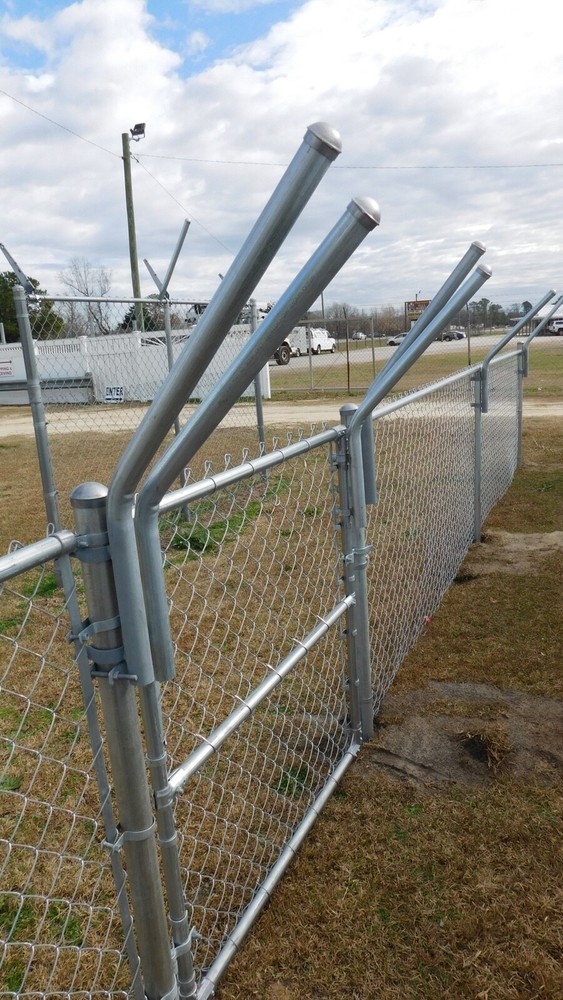 Extend-A-Post-1-5/8" Pipe Extension 2' Long-Clamp onto 4" Post-45Degree-2 Pack