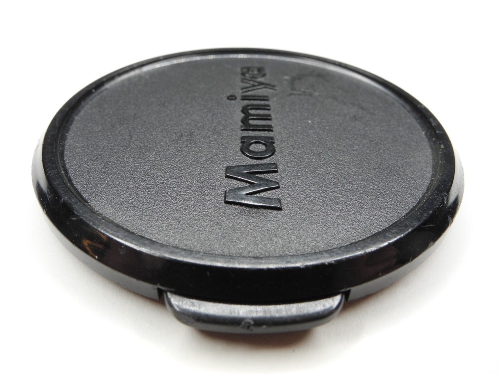 Mamiya 58mm Genuine Black Snap On Front Camera Lens Cap