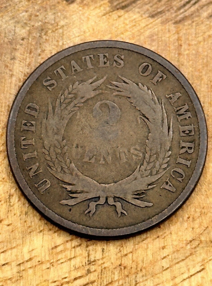 1867 TWO CENT PIECE #6256
