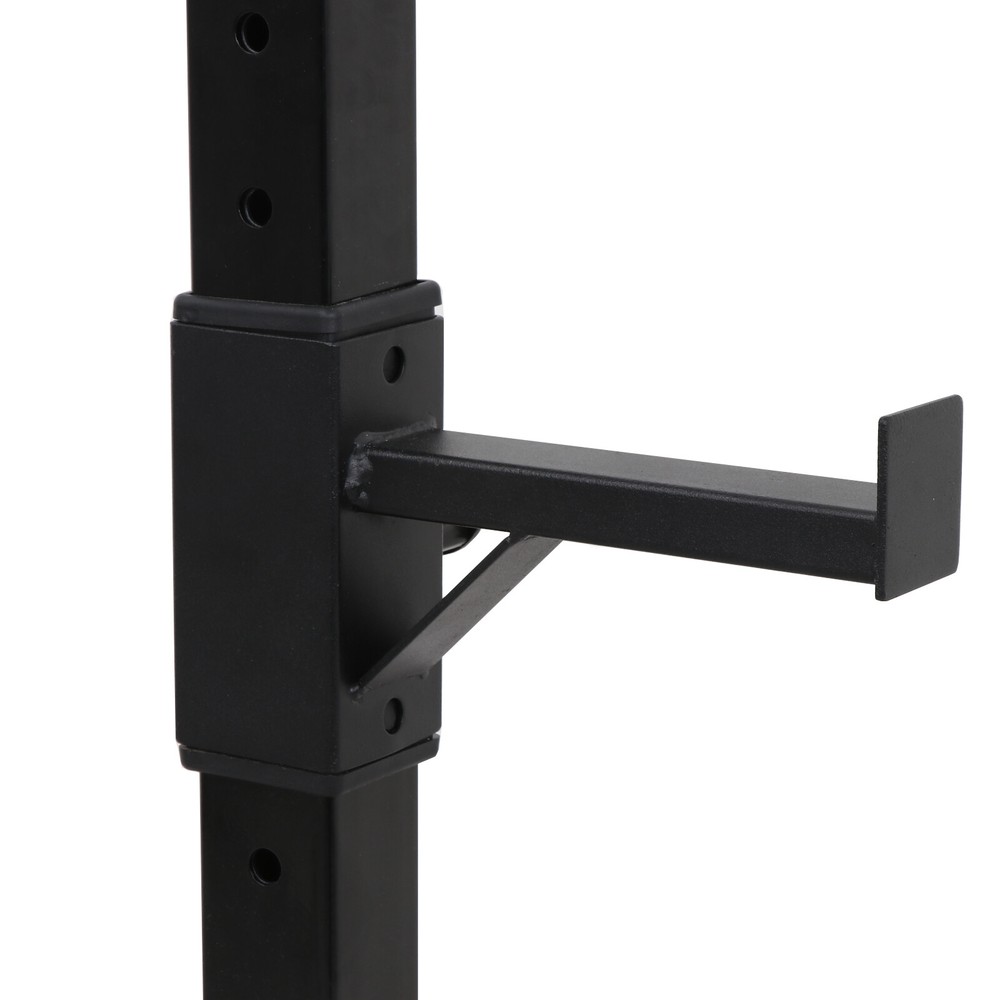 2PCS Squat Rack Adjustable 40"-66" Dumbbell Barbell Rack Bench Stand Max 550Lbs
