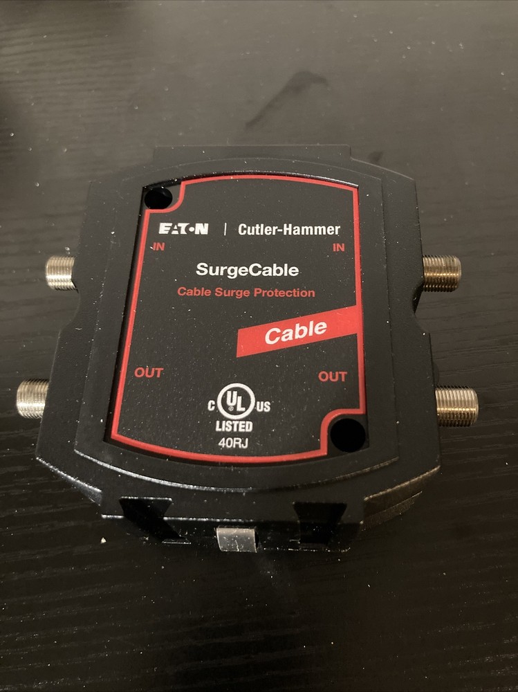 EATON COMPLETE HOME SURGE TRAP CABLE PROTECTOR 20,000 AMP, NEW OPEN BOX