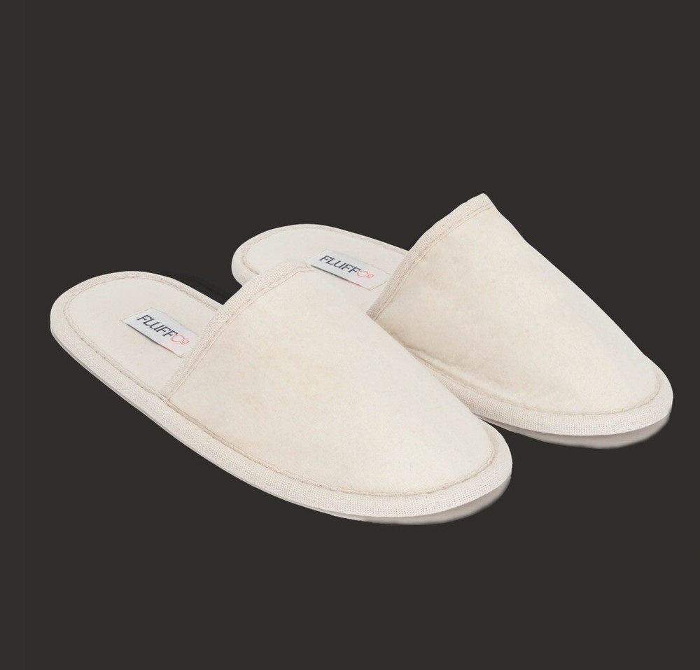 Hotel Slippers Fluff Co Small/medium Pack Of 2