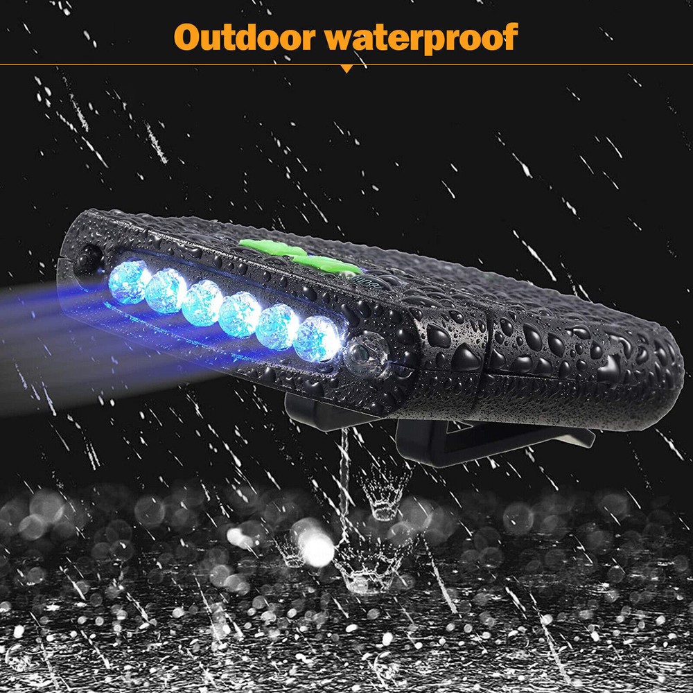 LED Cap Clip-on Hat Head Lamp Headlight Torch Camping Light USB Rechargeable