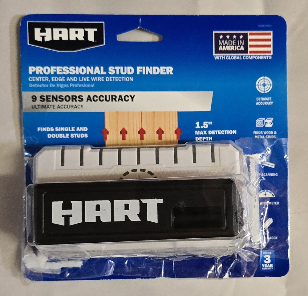 HART PROFESSIONAL STUD FINDER 9 Sensors Accuracy