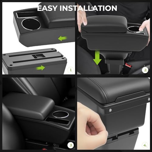 car armrest Storage Box Compatible with Chevy Trax 2016-2020 Large Capacity