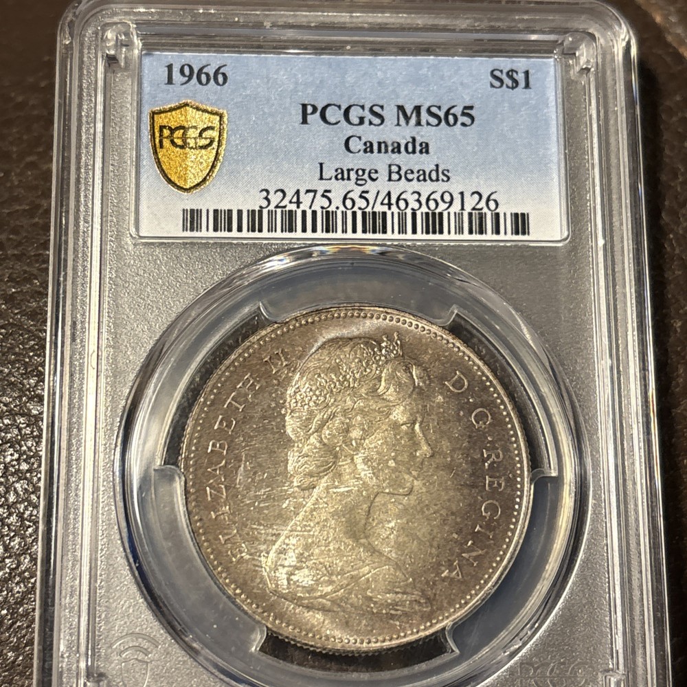 1966 Canada Silver Dollar PCGS MS65