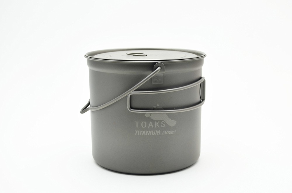 Titanium 1100ml Pot With Bail Handle