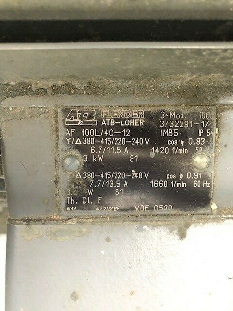 Vacuum pump and blower for 29" press /Rietschle