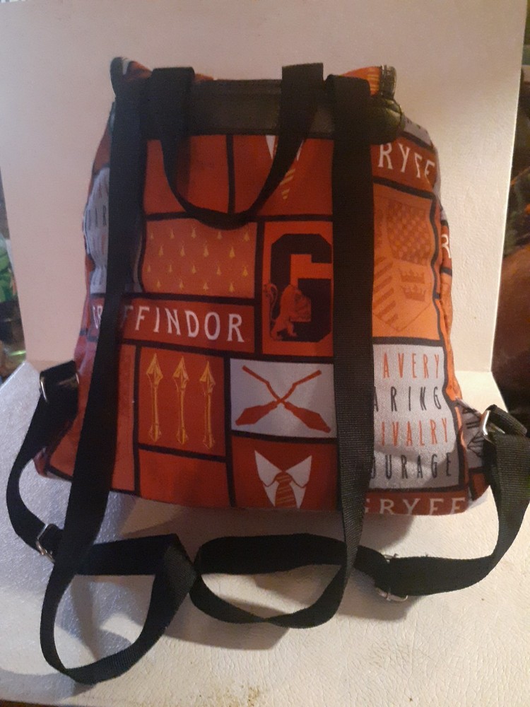Harry Potter Gryffidor Canvas Logo Backpack