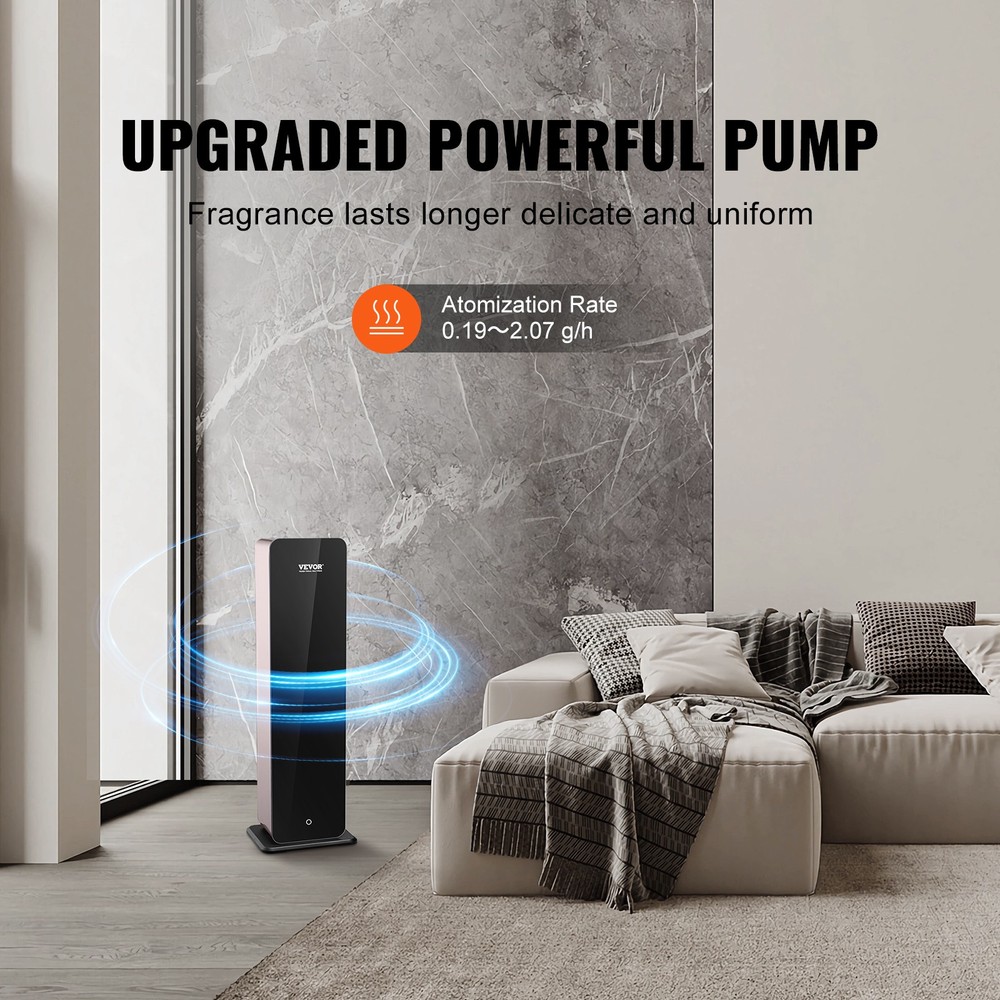 VEVOR Scent Air Machine 950ml Bluetooth Cold Air Diffuser 3000sq.ft Waterless